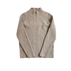 COS high neck / mock neck wool structure sweater Minimalism chic size L unisex